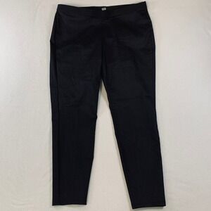🔥🔥 SuperBowl Special Eileen Fisher L Black Cotton Blend Pants 🔥🔥